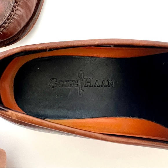 Cole Haan Penny Loafer light brown leather size men’s 9 - Picture 13 of 14